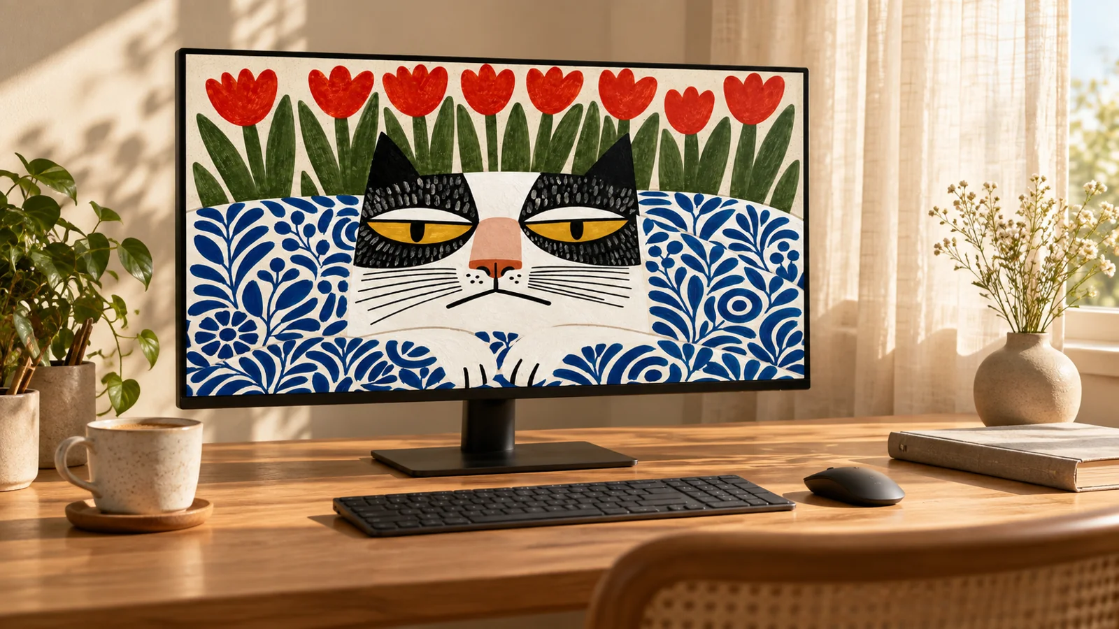 Workspaces digital art concept — scene visualization