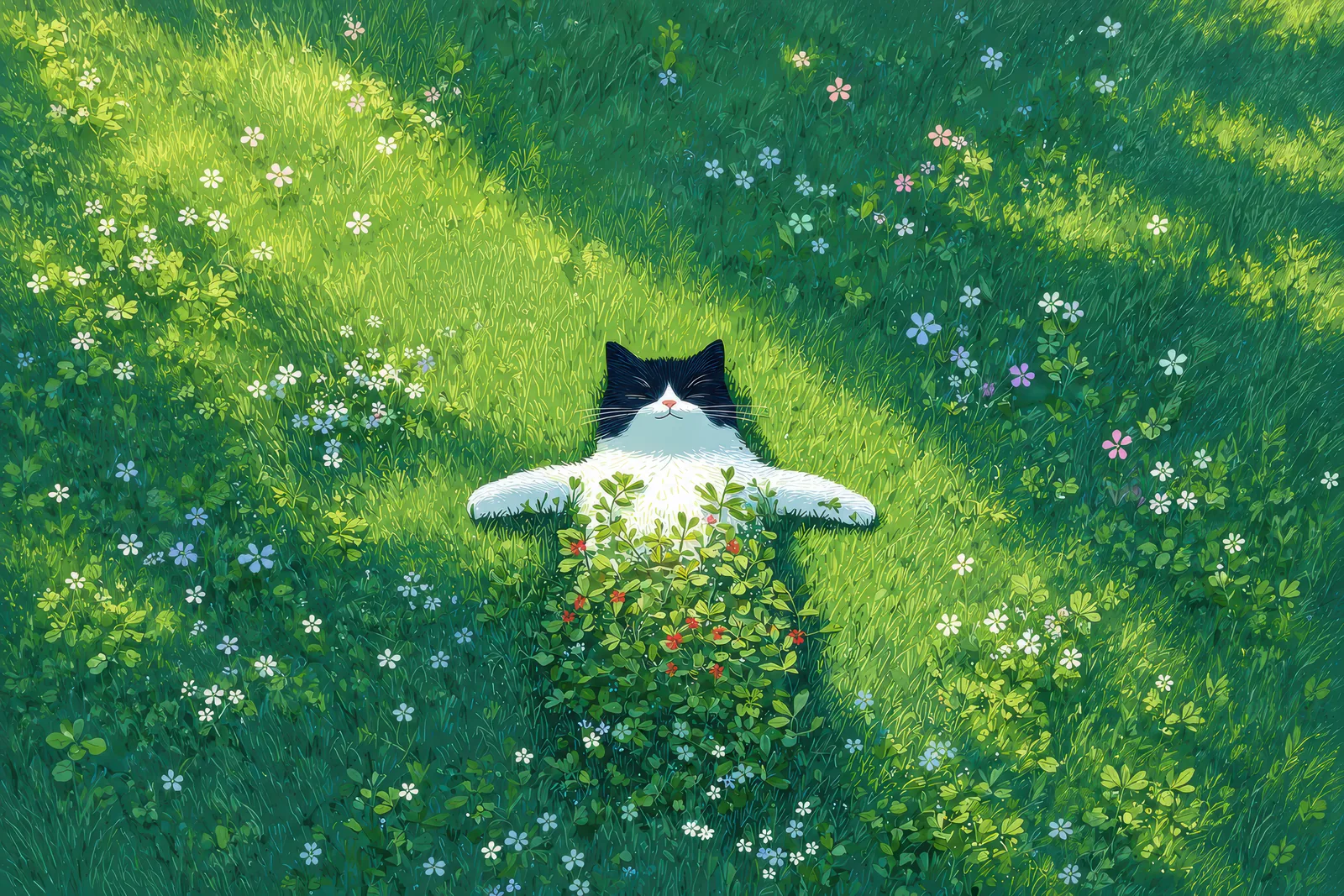 A Cat’s Dream — landscape
