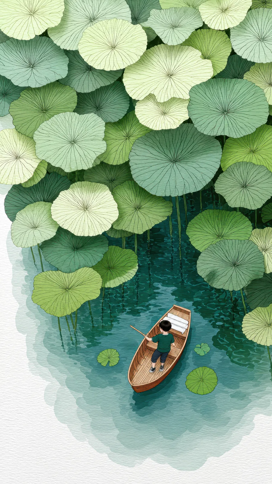 A Boat Among the Leaves — Commercial Display