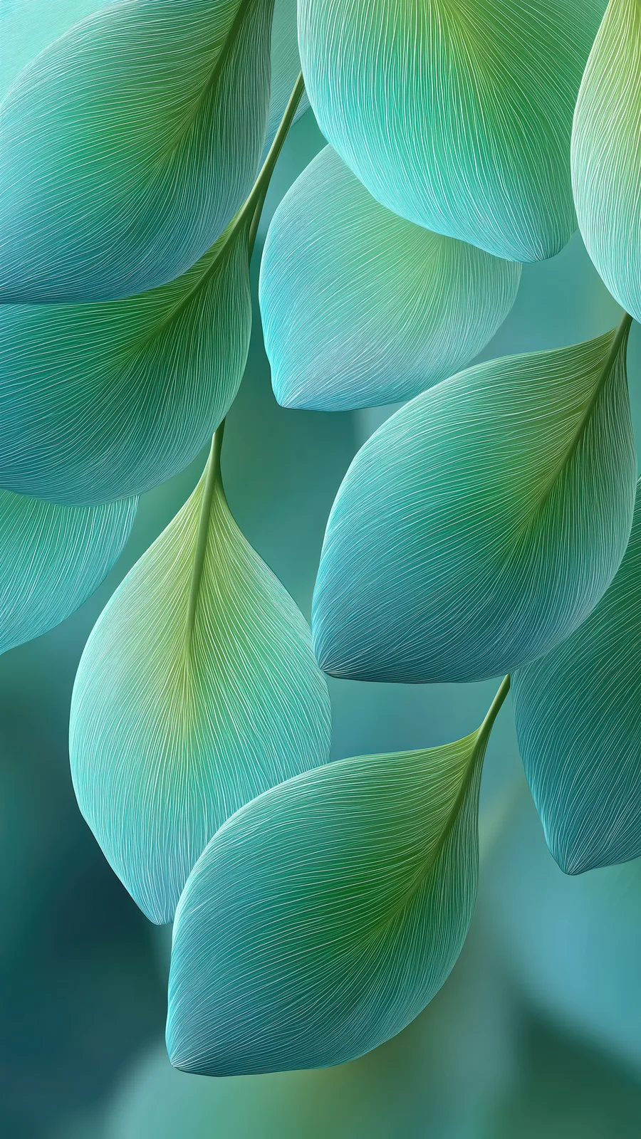 Teal Feathers — Pop Bloom
