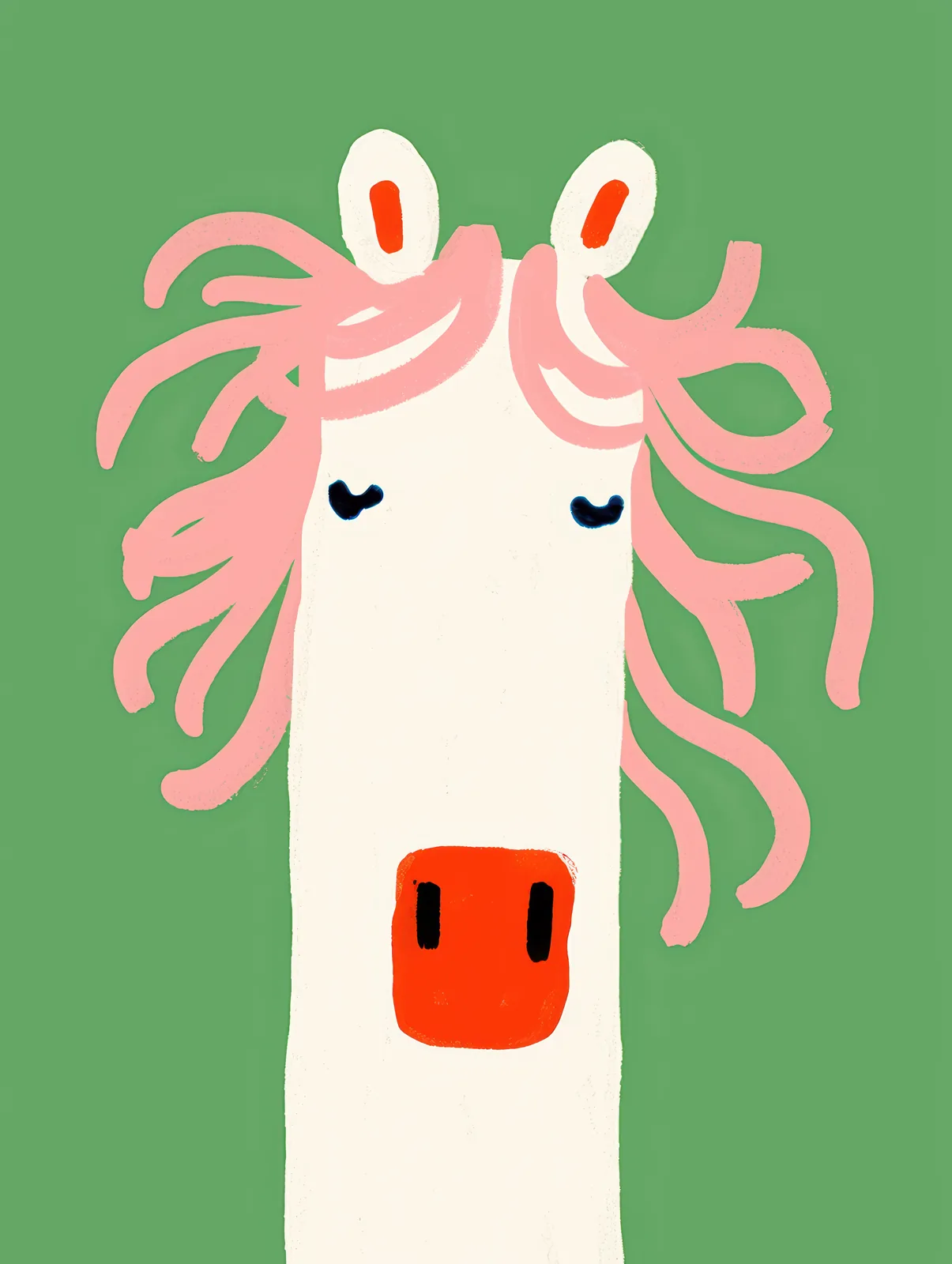 Dreaming Pony — Playful Folk — portrait edition