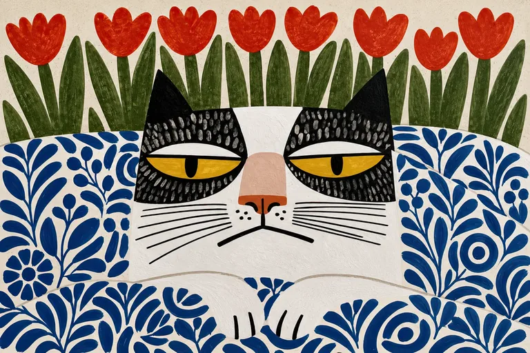 Lazy Cat — landscape